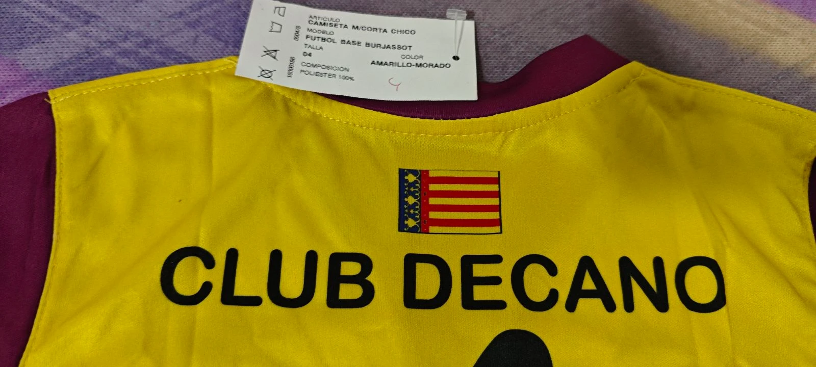 Camiseta do Burjassot CF. Tamanho 4 anos. – photo 7